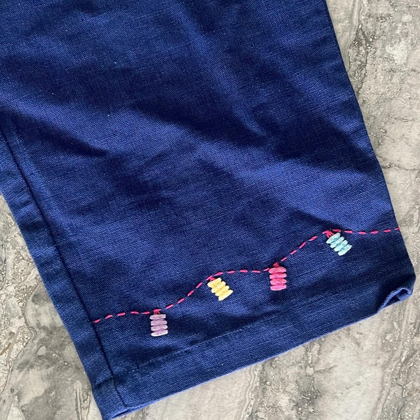 Jacadi Woven Blue Casual Bottoms in a Relaxed Fit, NWT, Girl’s Size 12