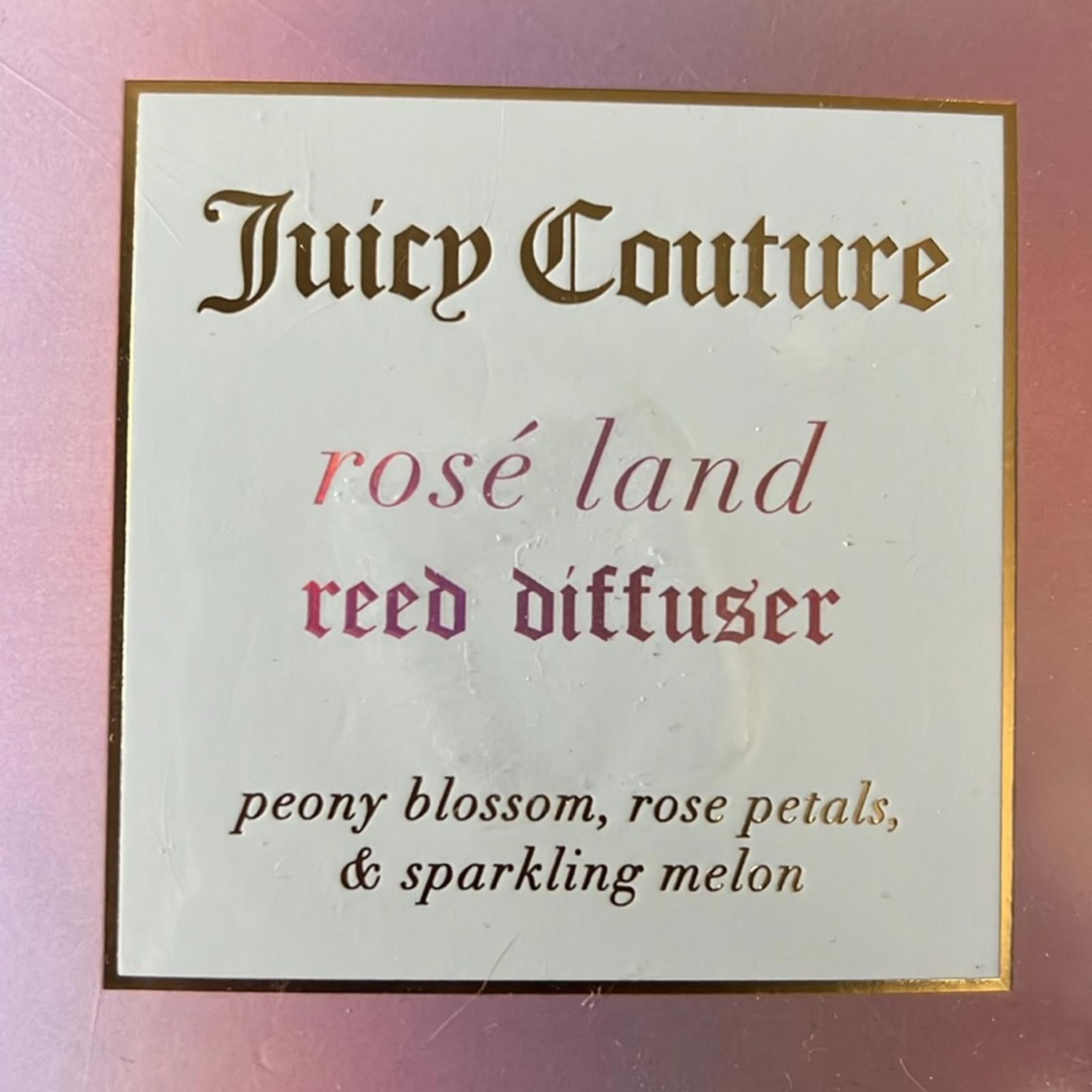 Juicy Couture Rosé Land Reed Diffuser 120ml / 4fl oz. New/Sealed