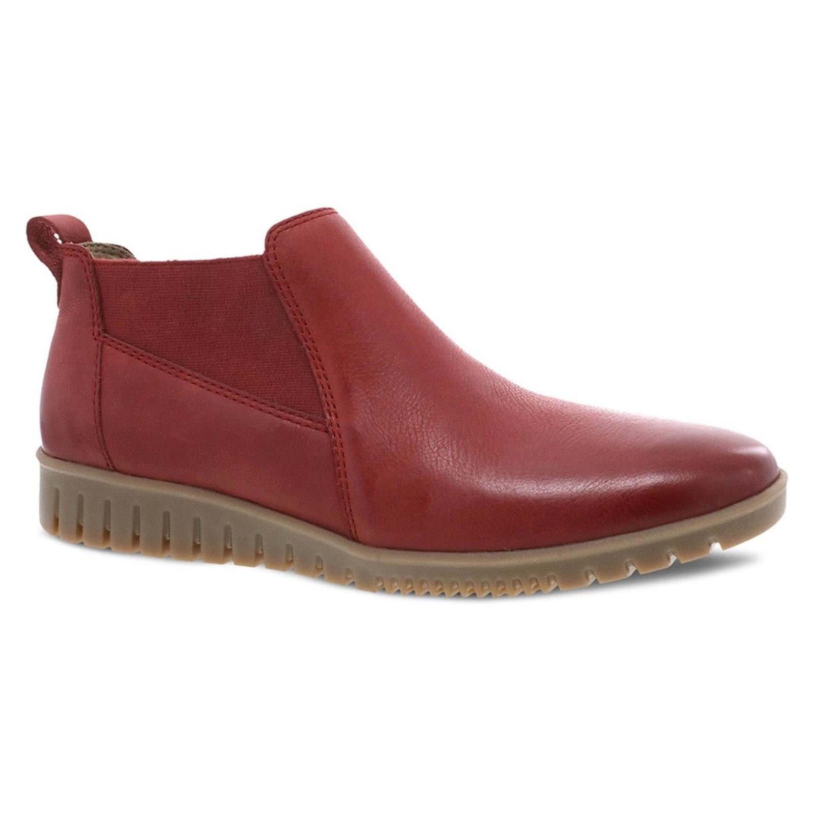 Dansko Louisa Burnished Calf in Red, Size 39 EXCELLENT!
