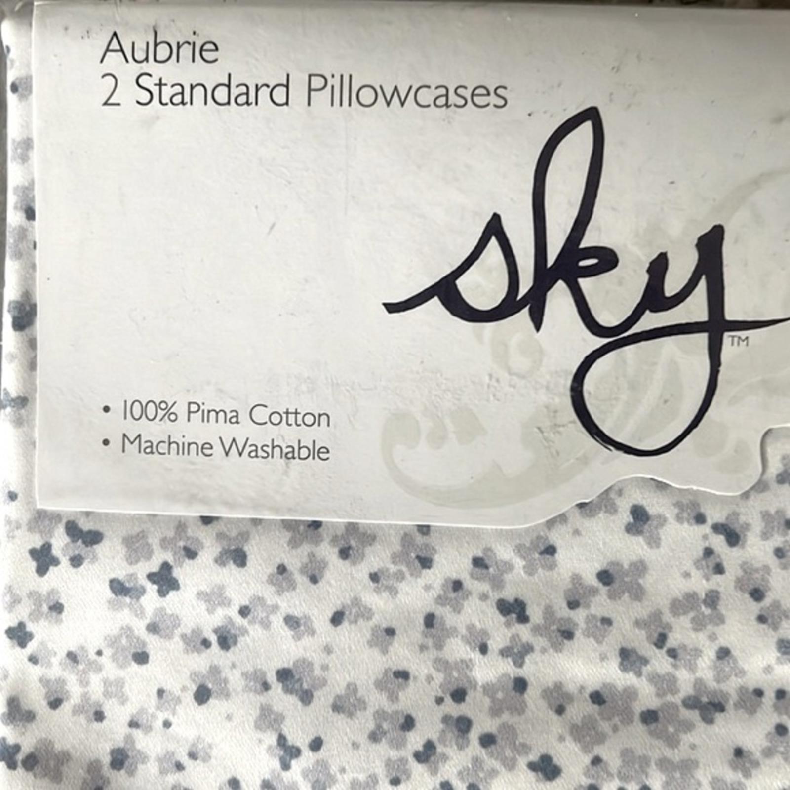 2 Sky Aubrie Standard Pillowcases in Confetti Floral, New w/Tag