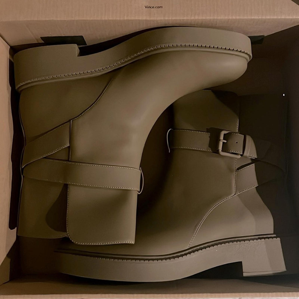 Vince Kaelyn Waterproof Boots in Cypress Green, Size 11, New in Box w/Dust Bag
