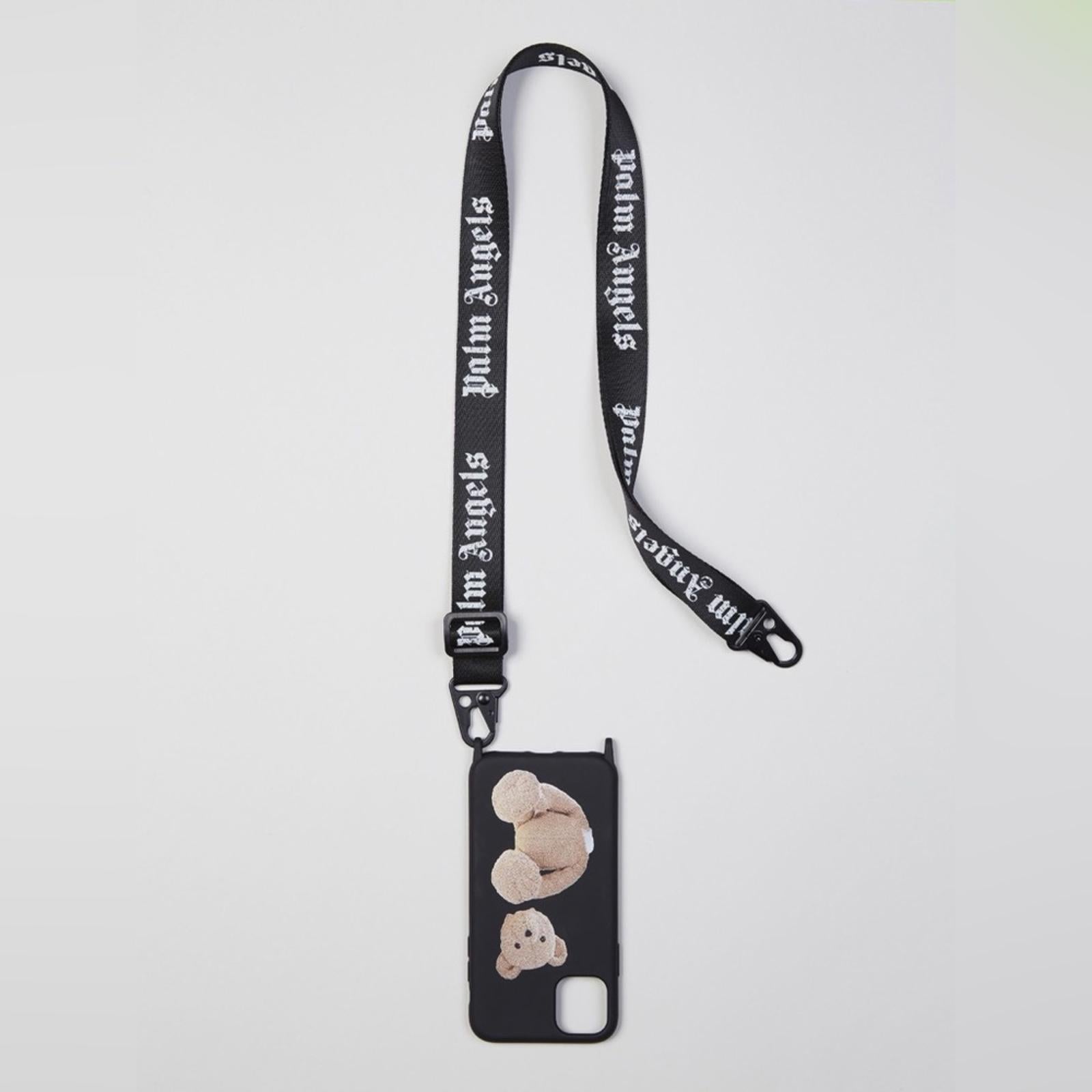 Palm Angels Teddy Bear iPhone 11 Pro Neck Case, New w/Tag