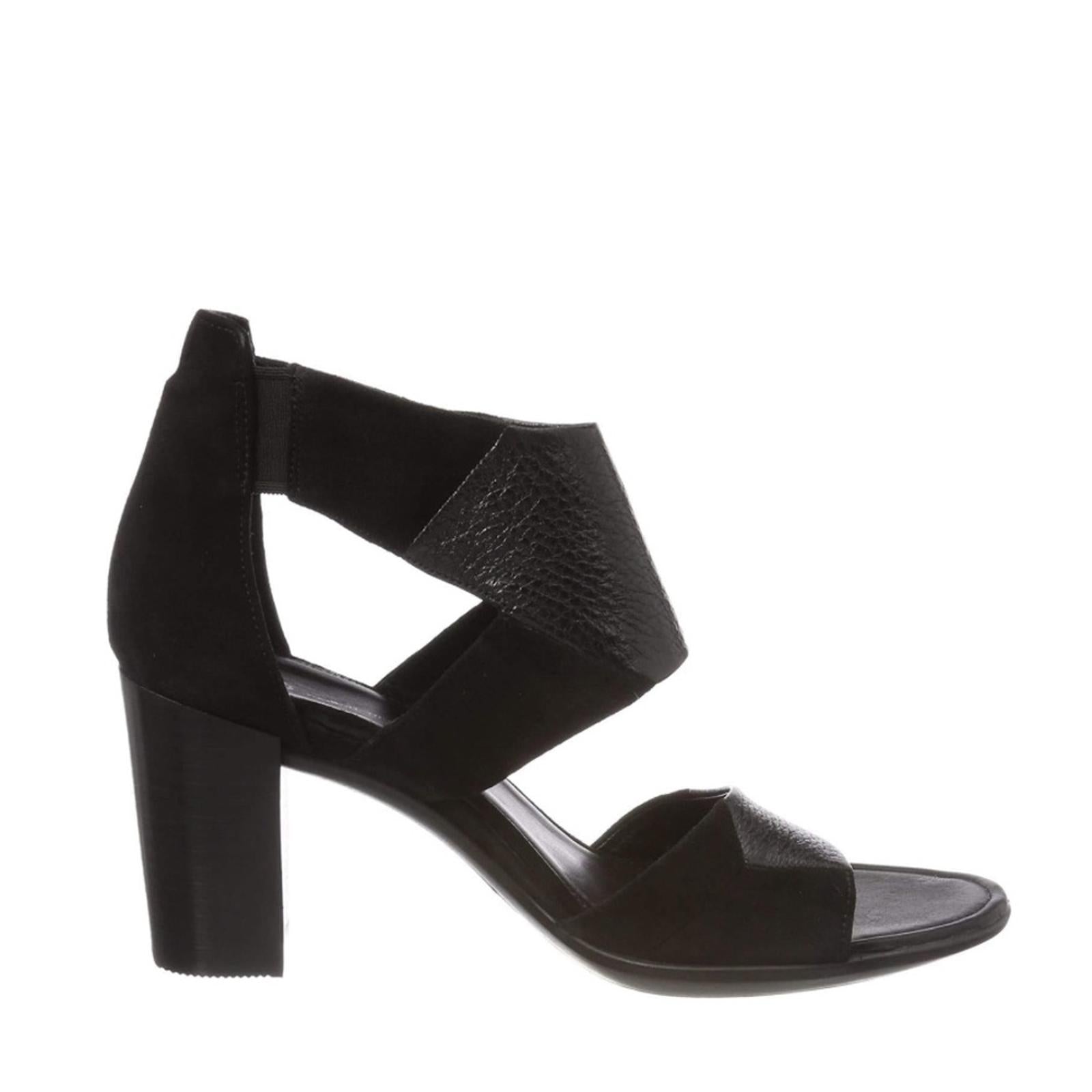 ECCO Black Shape 65 Block Sandals, Size EU 41 | US 10-10.5 New in Box