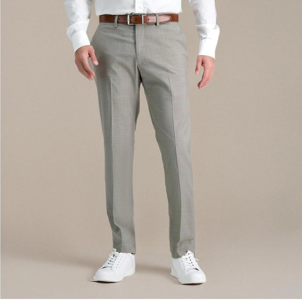 Kenneth Cole REACTION Premium Flex Slim Fit Dress Pants in Oatmeal 30W x 30L NWT