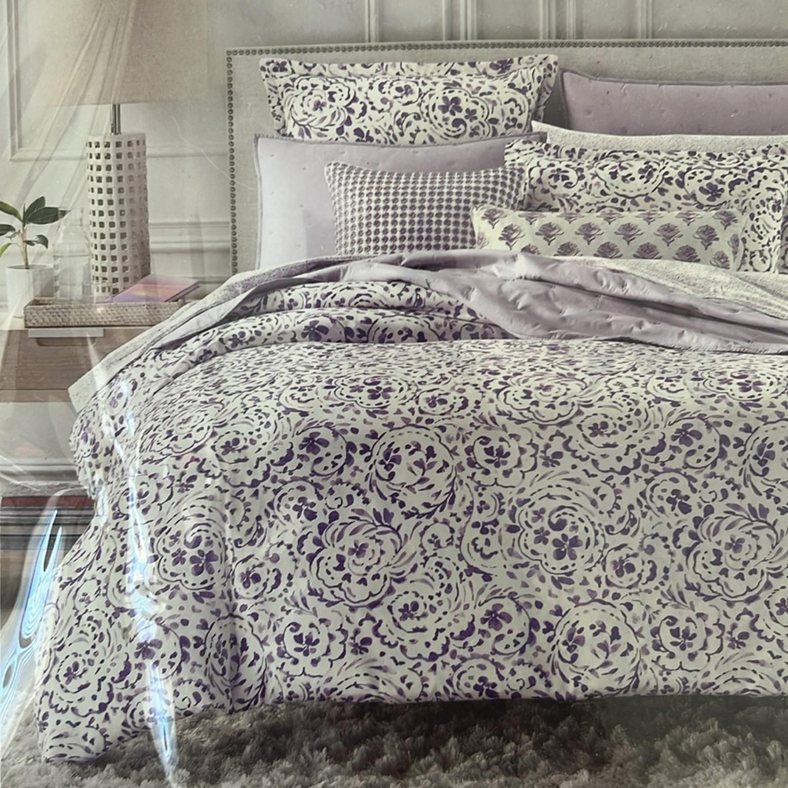 SKY Emilia Paisley 3-Piece King Comforter Cover & 2King Pillow Shams, NWT $315
