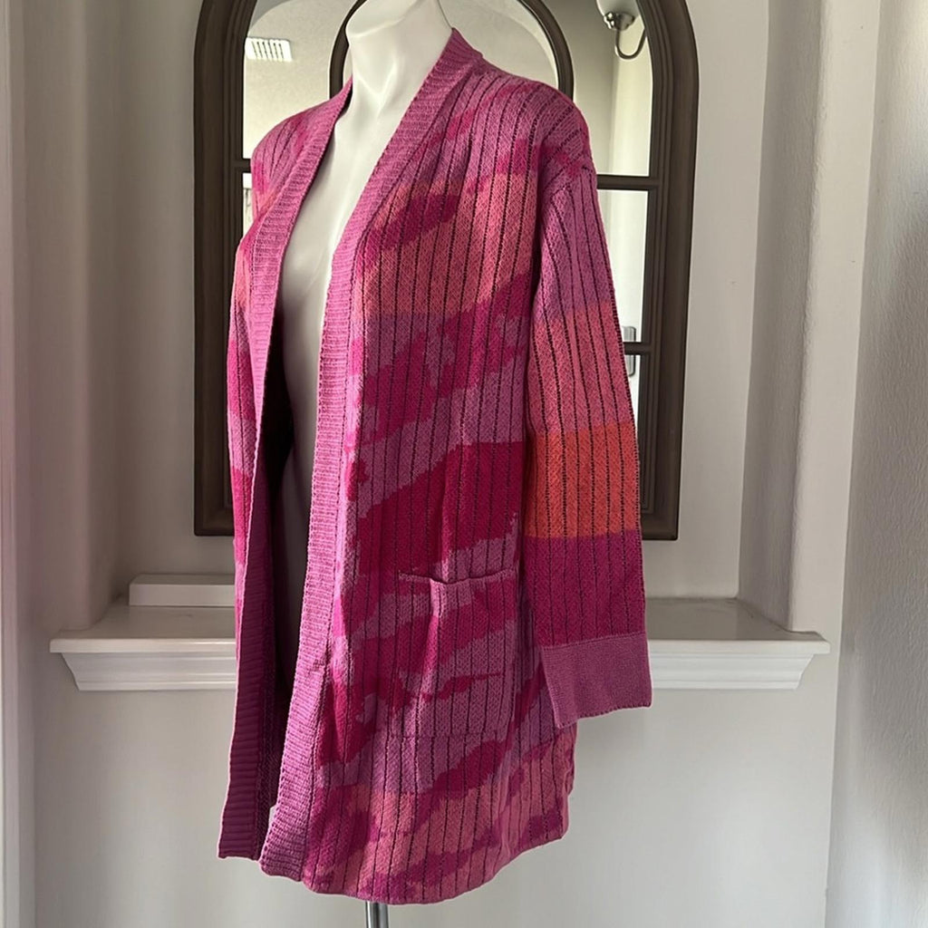 NIC+ZOE Sun Chaser Cardigan in Pink Multi, Size S, New w/Tag $168