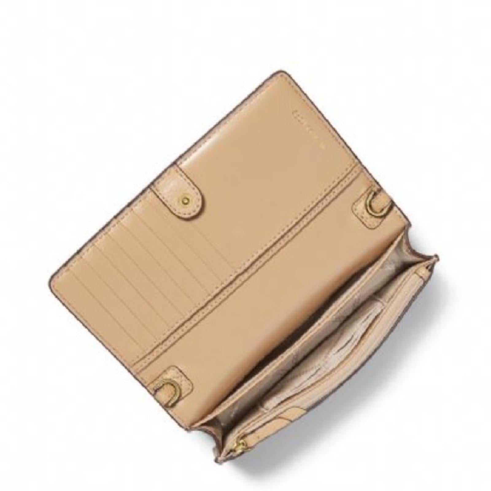 Michael Kors Jet Set Charm Small Phone Crossbody in Camel, New w/Tag