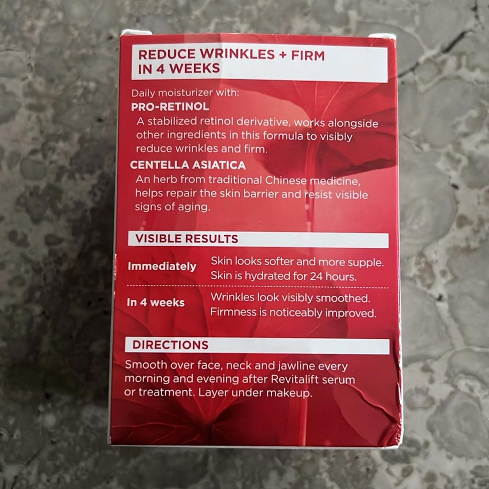 L’Oréal Paris Revitalift Anti-Wrinkle +Firming Moisturizer Pro-Retinol 1.7oz NEW