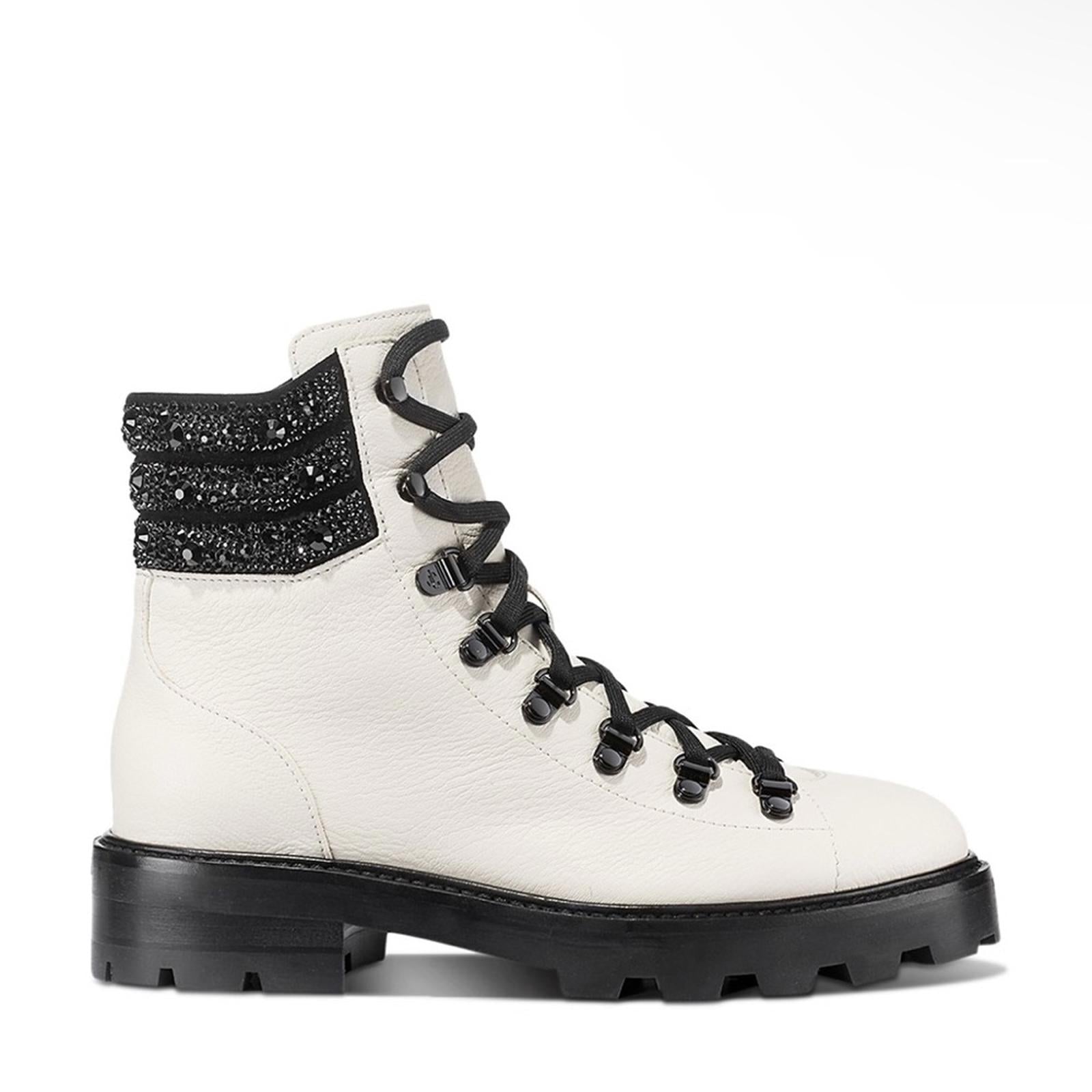 Jimmy Choo White Eshe Boots a Limited Edition, NWT, Size 39.5 Retail $1,625