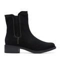 Clarks Maye Zip Mid-Calf Booties in Black Suede, Size 6 New in Box