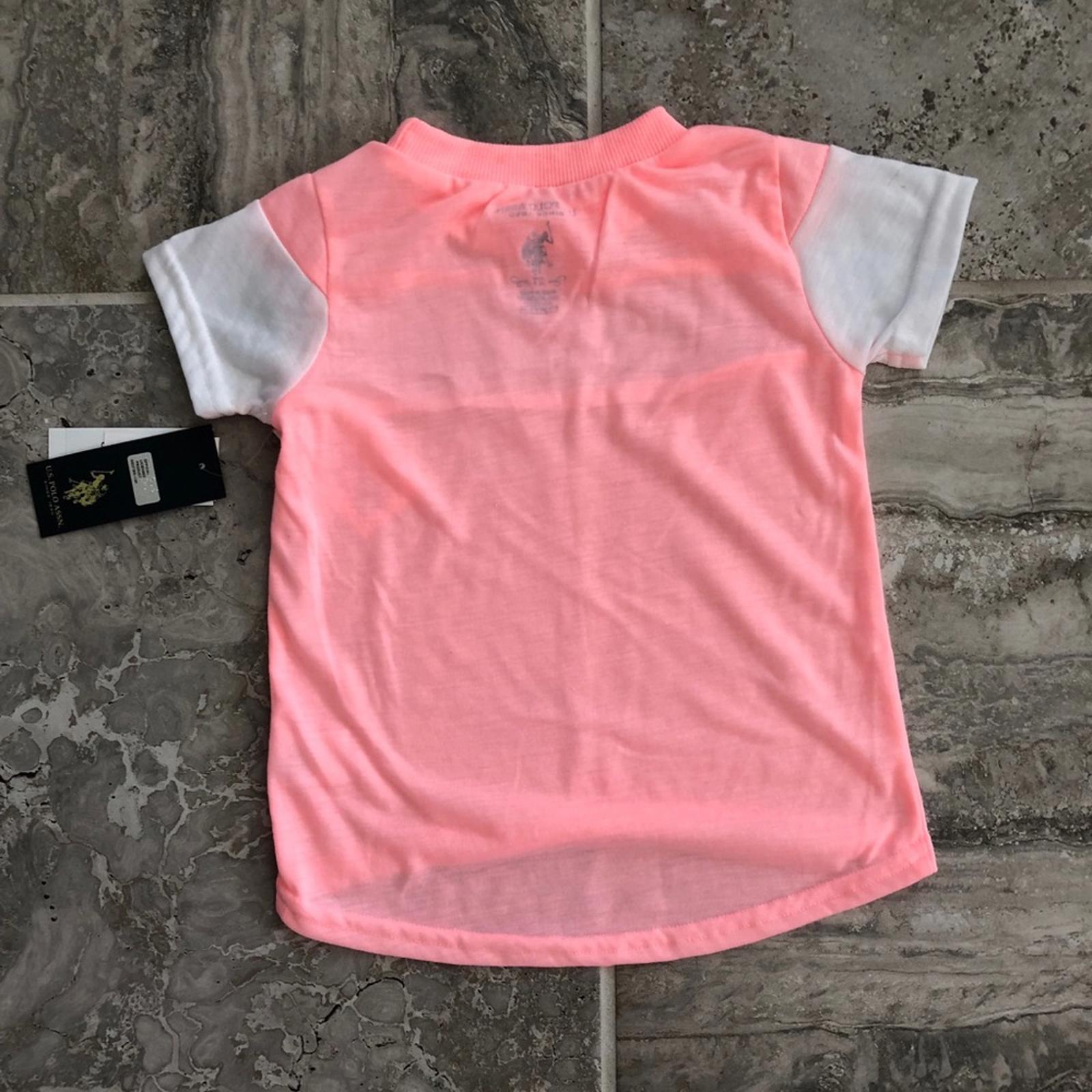 U.S. Polo Assn. 2-Piece Set Top & Pant in Grey/Pink Size 4T New w/Tag