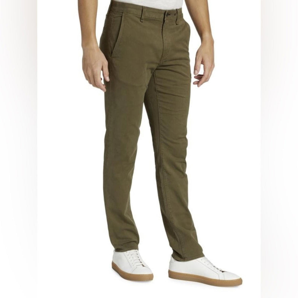 Rag & Bone Standard Issue Chino Twill Pants, Army Size 31 Retail $225