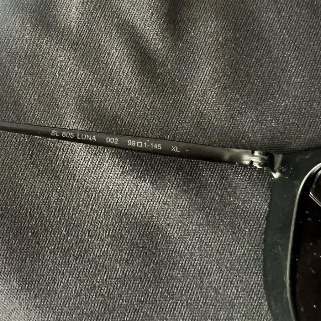 Saint Laurent 605 Luna Rectangular Sunglasses -002 99 S NEW w/Tag $740
