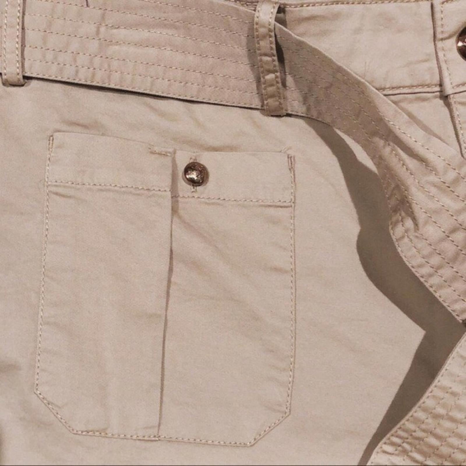 Lauren Ralph Lauren Twill Khaki Pants, High Waist Wide Leg Size 14 New w/Tag