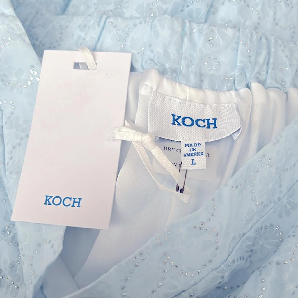 New KOCH Jules Pants Sky Bloom, Size L New w/Tag Retail $420