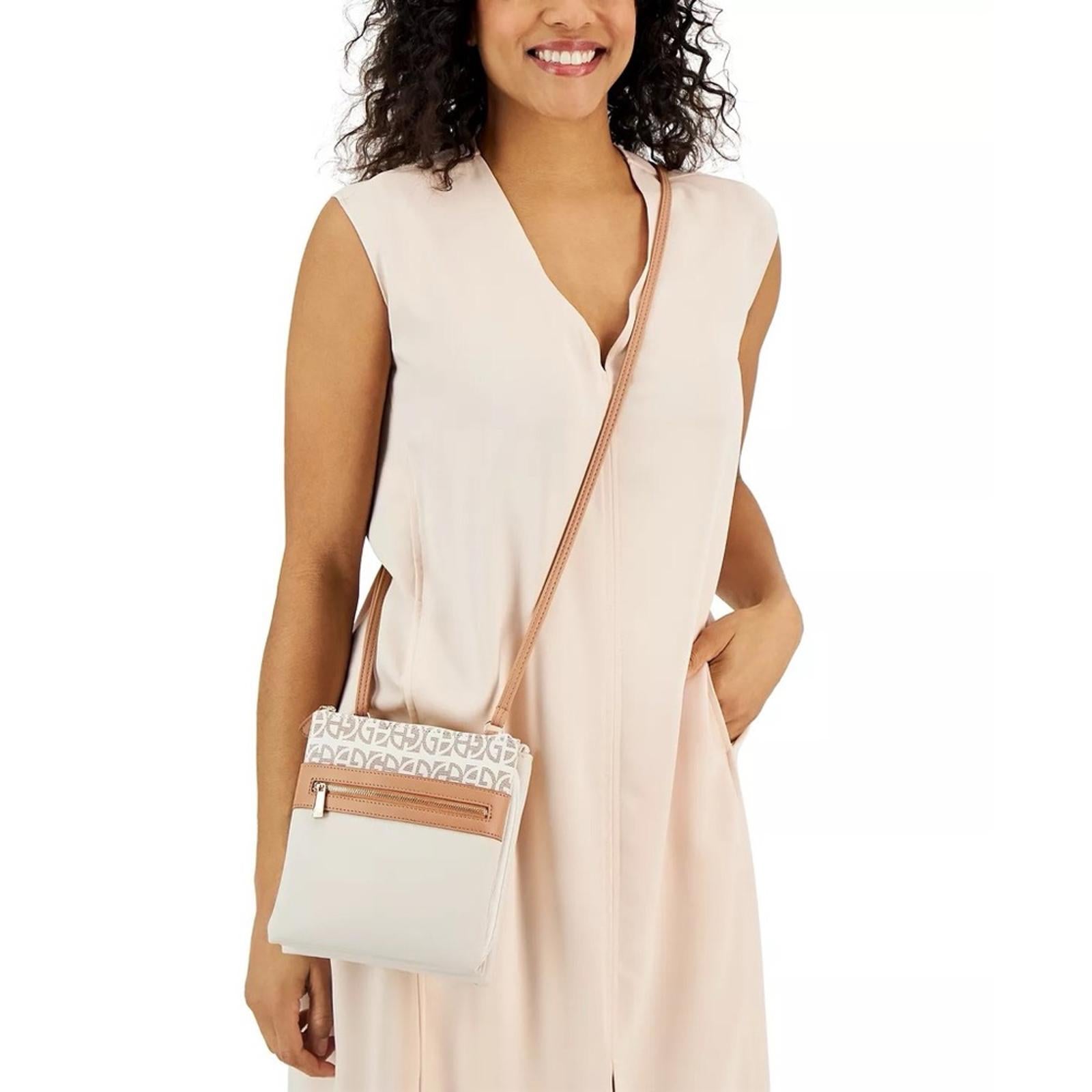 NEW Giani Bernini Dasher Signature Monogram Colorblock Mini Crossbody,