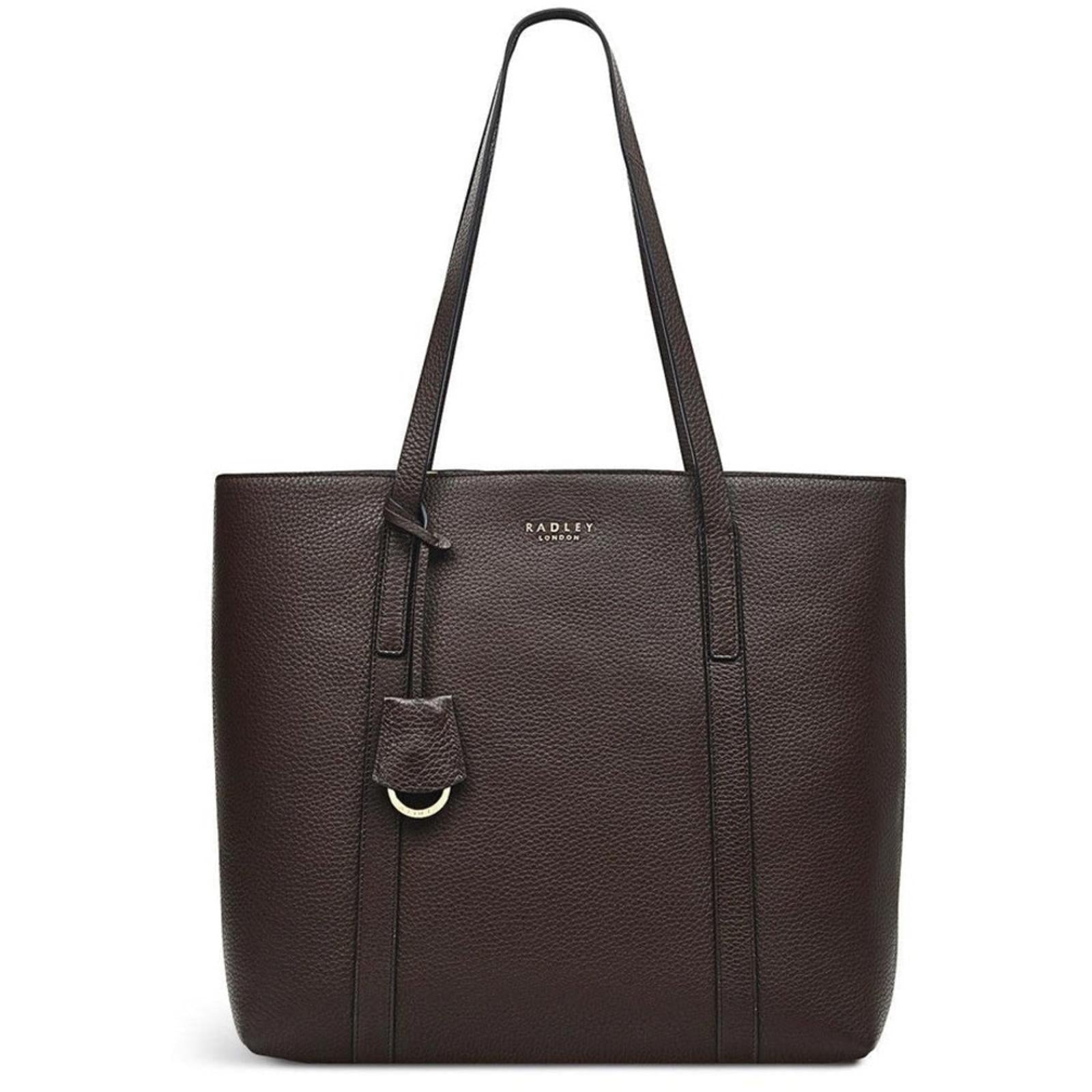 RADLEY London Museum Street Large Open-Top Tote in Dark Brown, NWT