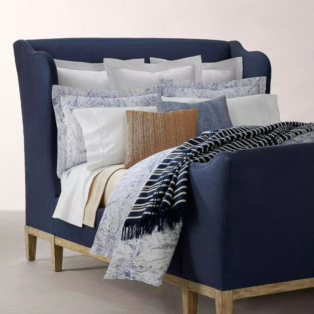 Ralph Lauren Lorelai Cotton Sateen Queen Duvet Cover in Periwinkle, NEW w/Tag