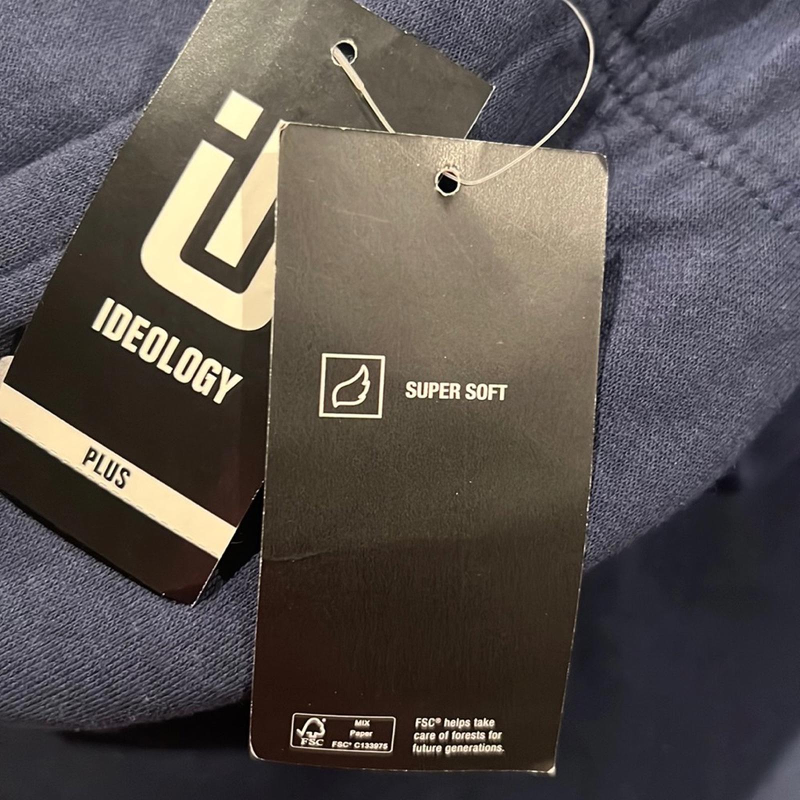 ID Pull-On Fleece Lined Jogger Pants, Navy, Plus Size 3X New w/Tag