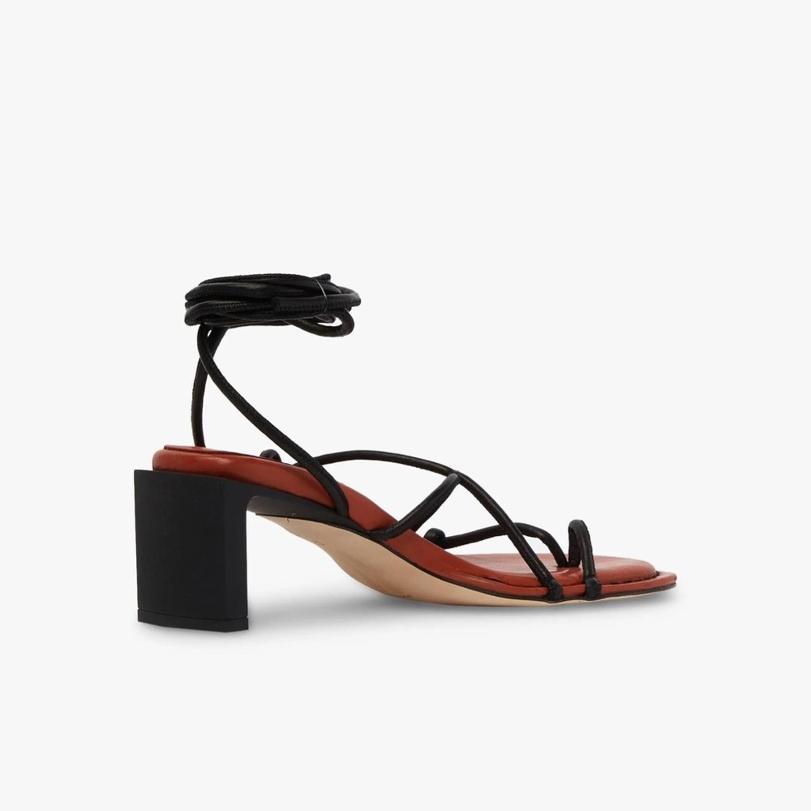 Miista Alberta Hot Mustard Nappa Sandals, Size 36, New in Box Retail $405