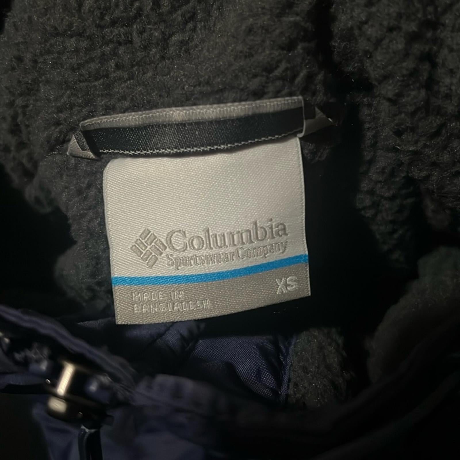 Columbia Switchback Sherpa-Lined Jacket in Navy, Size XS New w/Tag