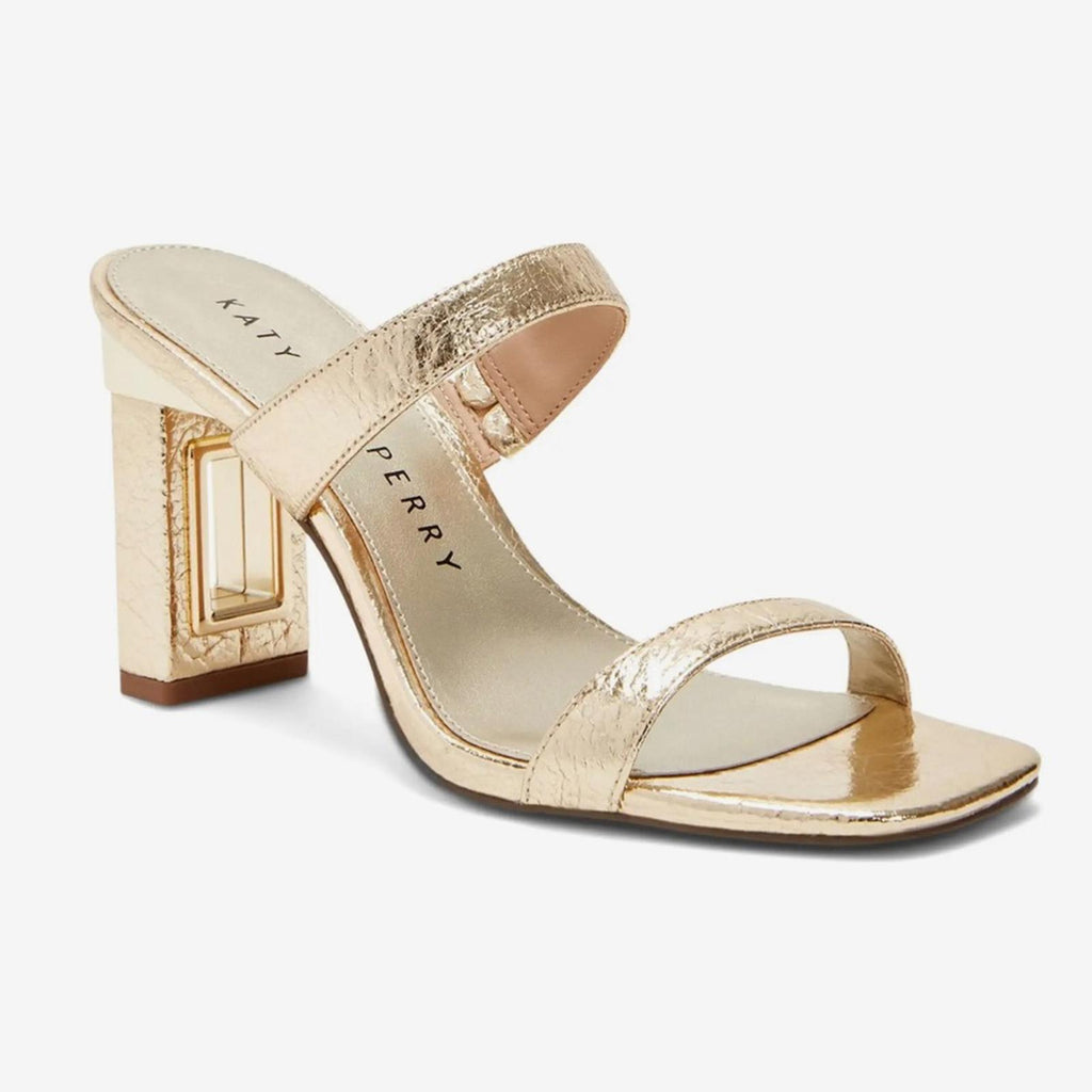 Katy Perry The Hollow Heel Sandal in Gold, Size 7M/37 New in Box Retail $109