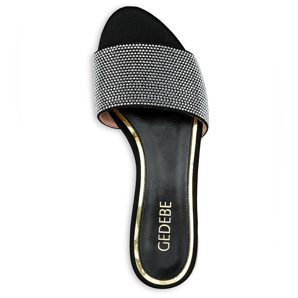 Gedebe Women's Cassis Embellished Slide Sandals, Size 38 New in Box $725