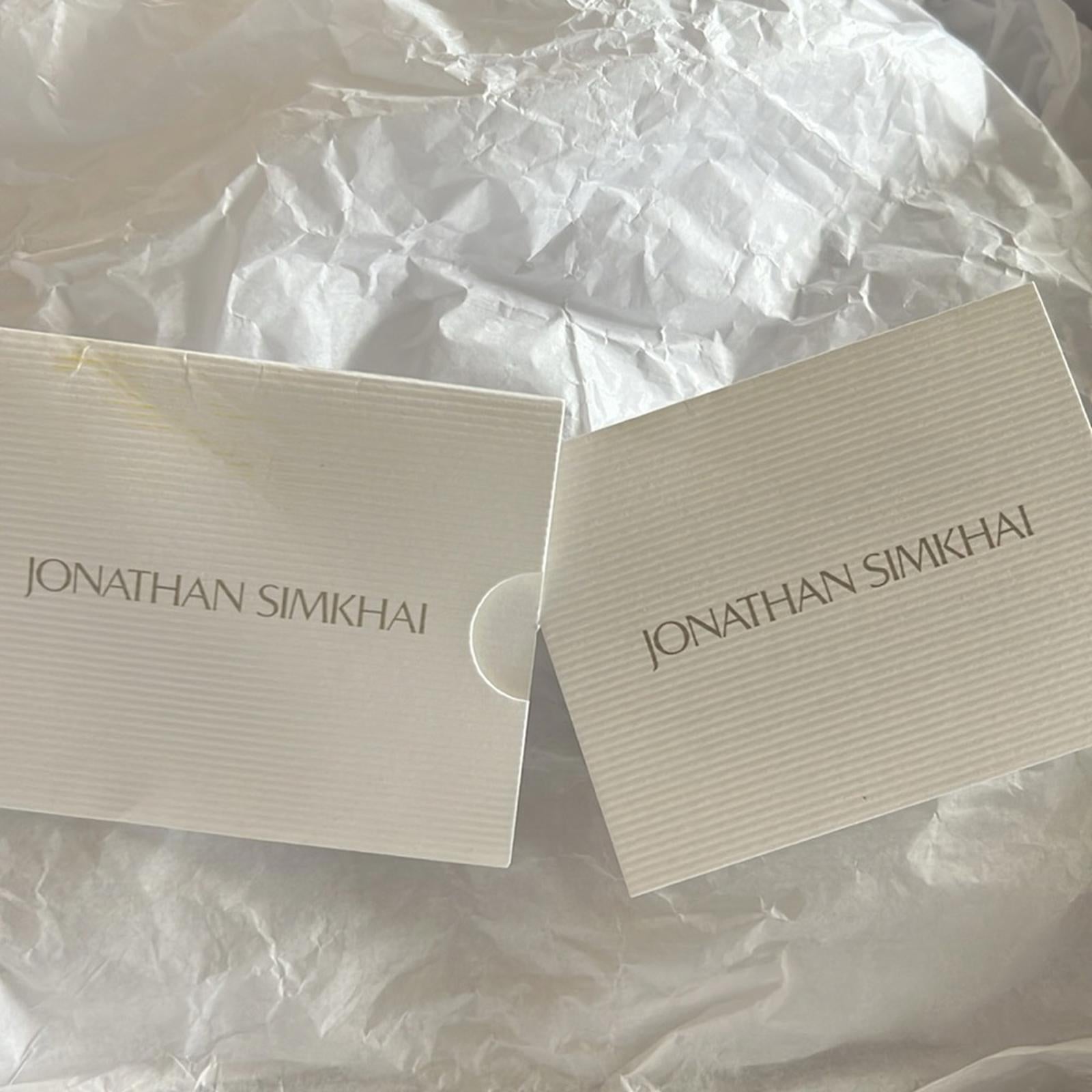 Jonathan Simkhai Luxon Crystal Harness Sandals in Daffodil Size 41 EXCELLENT!