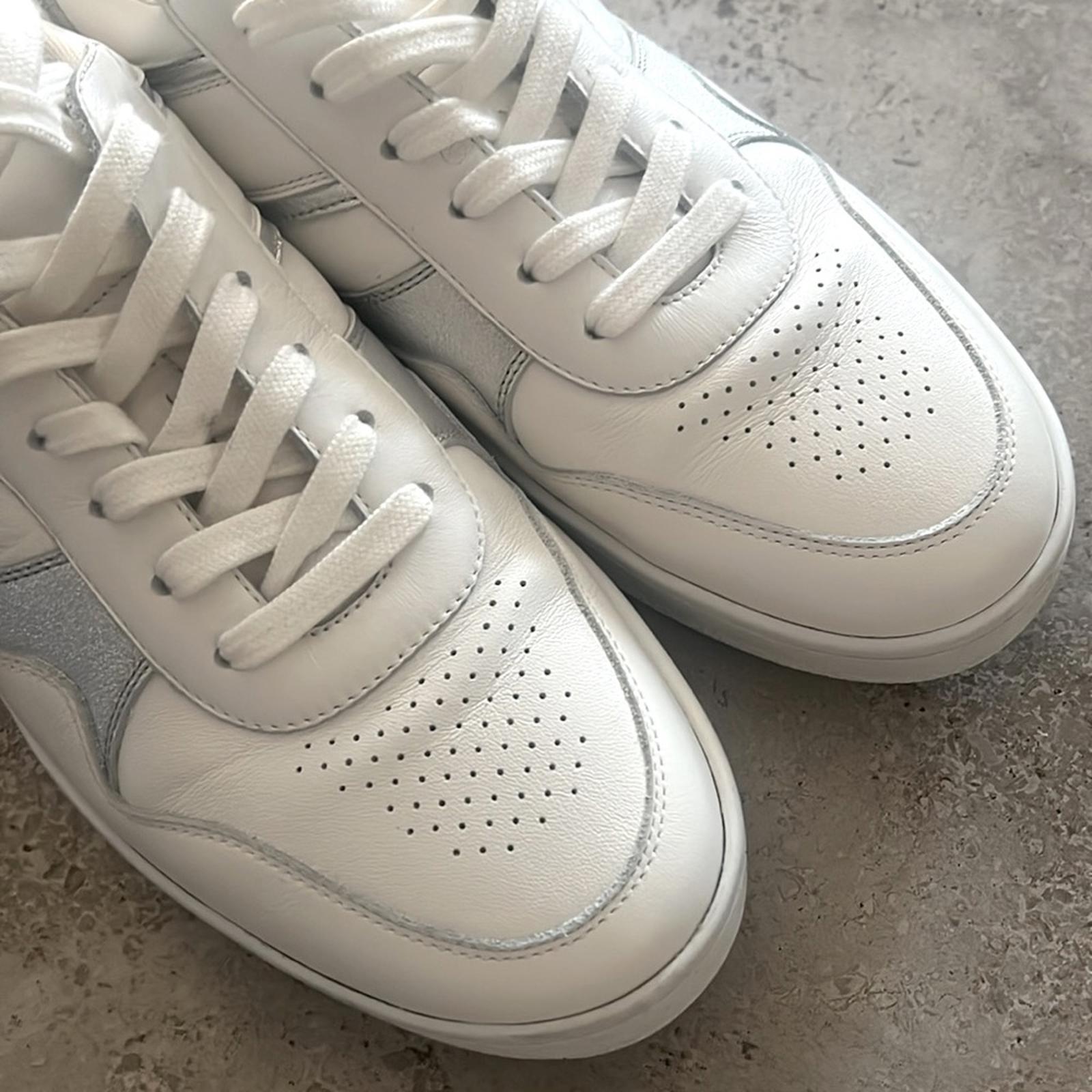 Celine Low Wave Lace-Up Sneaker, Optic White/Silver Size 41 in Box +DustBag $750