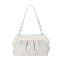 NWT Vince Camuto Amari Leather Clutch Bag in Cotton White, New w/Tag $158