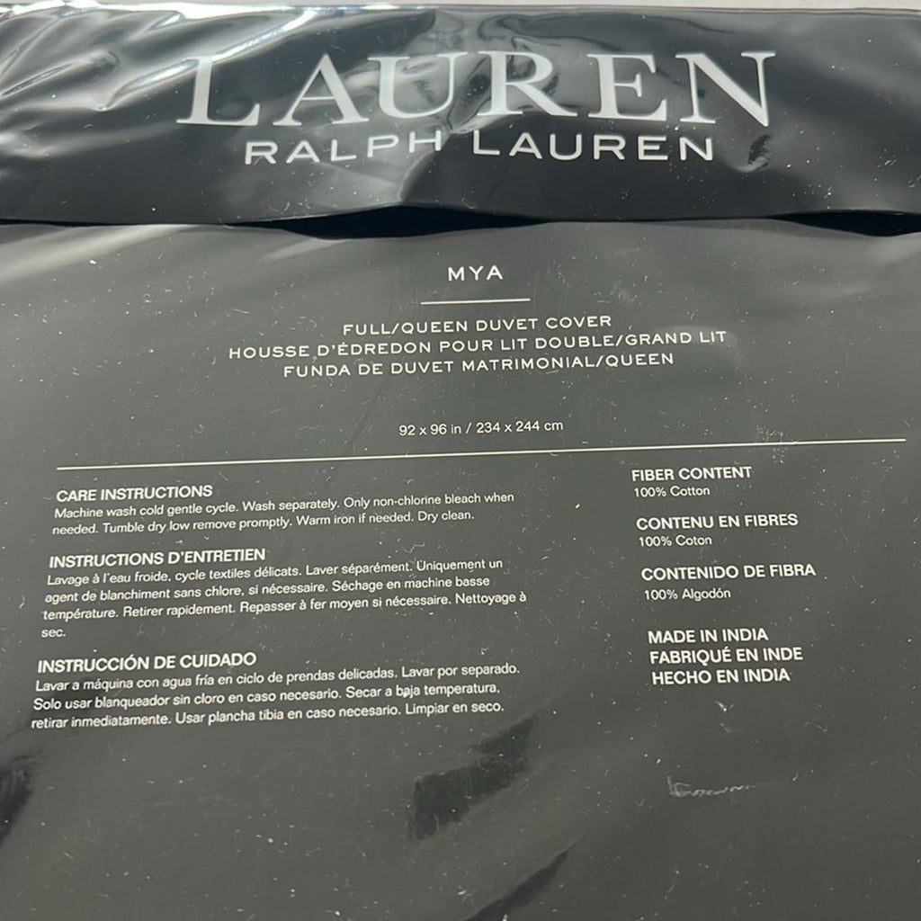 Lauren Ralph Lauren Mya Floral Duvet Cover in Navy, NEW, Size Queen $430