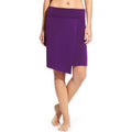 Athleta Seaside Fold Over Skirt Faux Wrap Mini Waist Band Purple, Size XS NWT