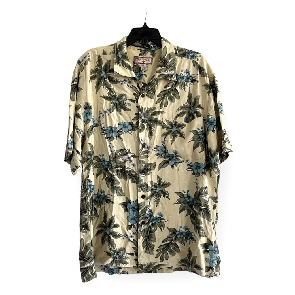 Caribbean Joe Floral Casual Shirt, Size XL, In EXCELLENT Condition