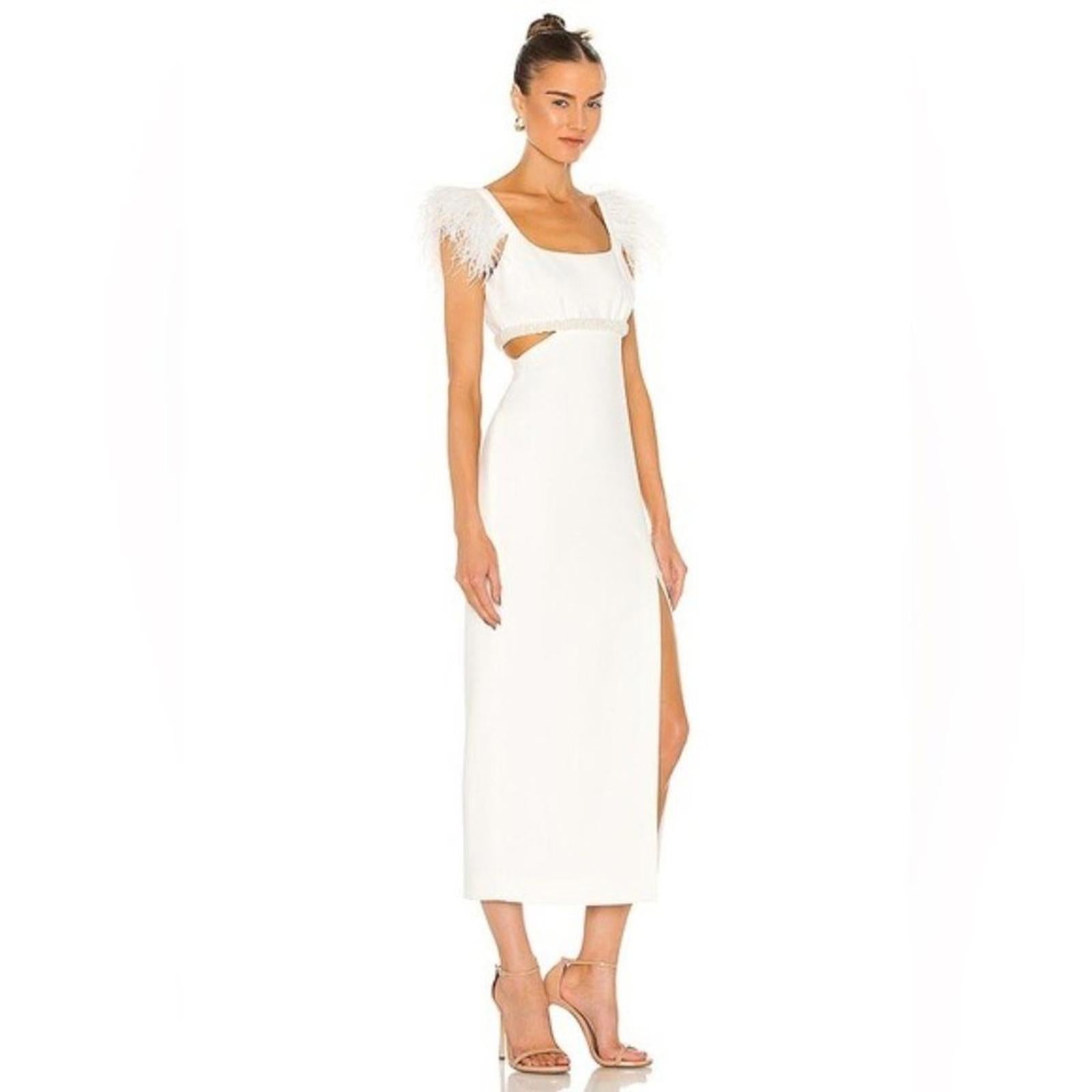 NWT LIKELY Revolve * Taliah Gown in White, Size 12 New w/Tag $478