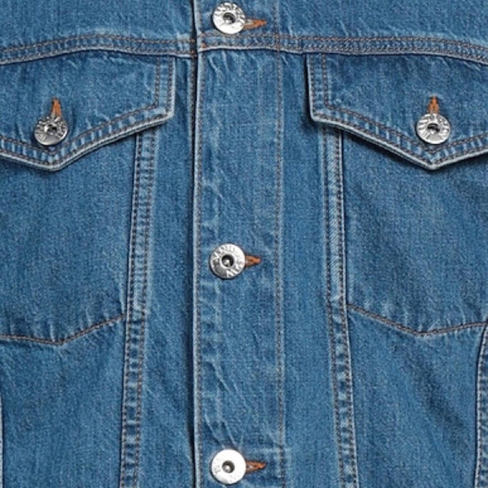 J.W. Anderson Distressed Denim Jacket in Light Blue, Size L New w/Tag 1,050
