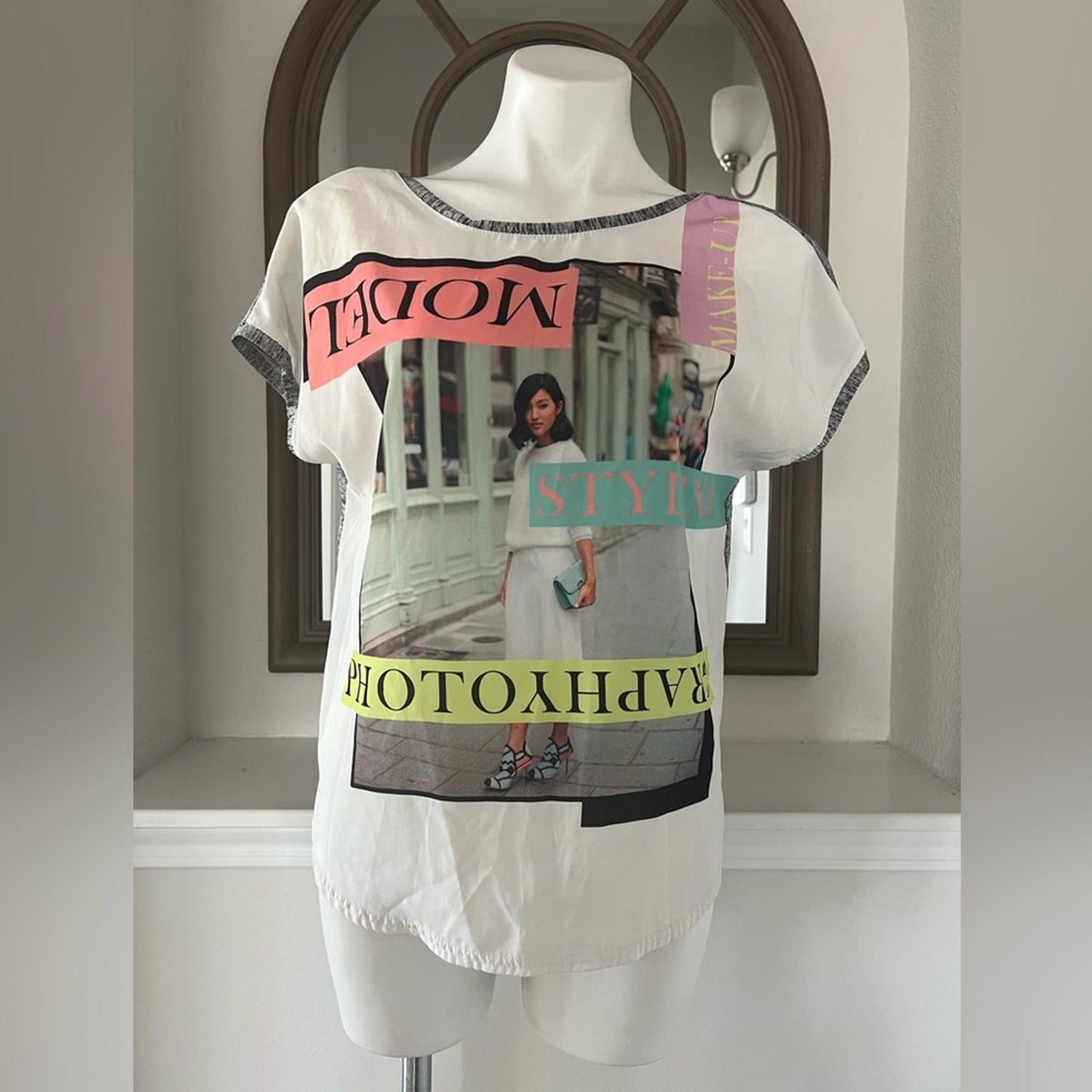 Zara W88 Collection One of a Kind Top, Size S (Made in Portugal)