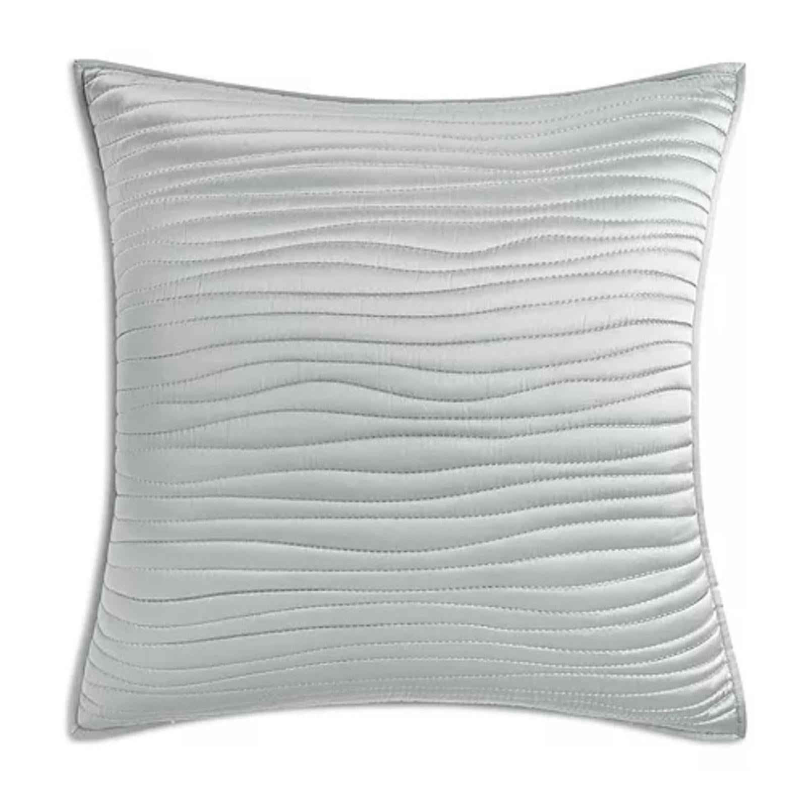 Hudson Park Collection Palmetto Cotton Silk Quilted European Sham NEW w/Tag