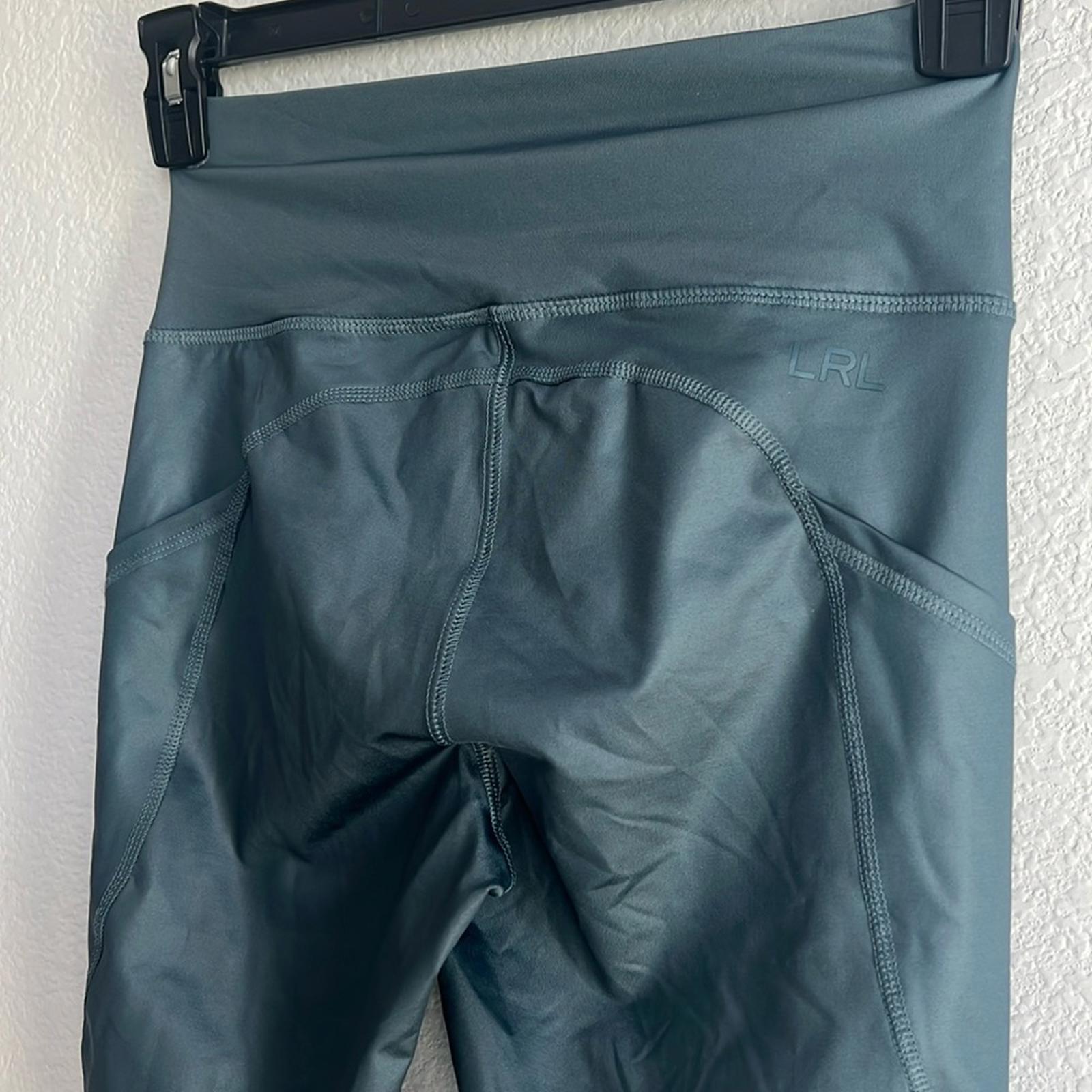 Lauren Ralph Lauren Coated Jersey Leggings, Size S NEW w/Tag $115