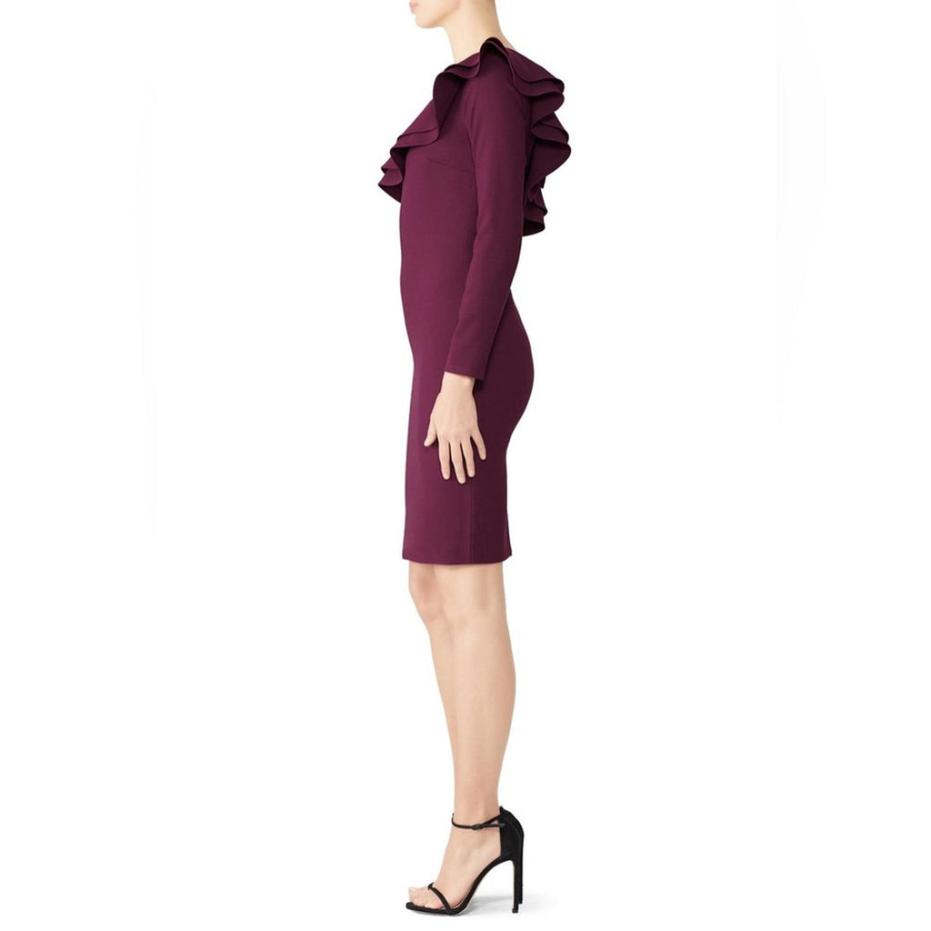 Likely Georgina Sheath Cocktail Dress in Plum, Size 6