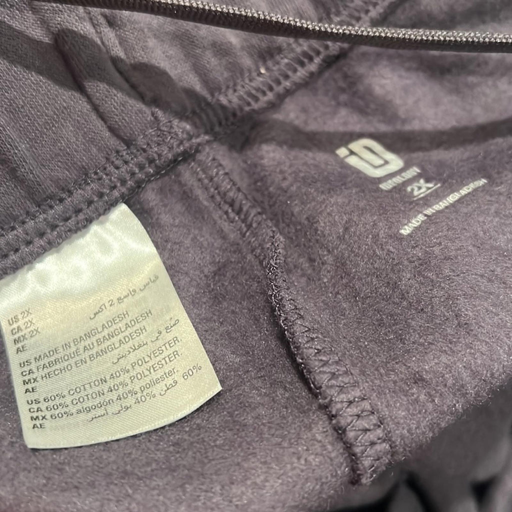 ID Ideology Pull-On Fleece Lined Jogger Pants in Deep Charcoal Size 3X New w/Tag