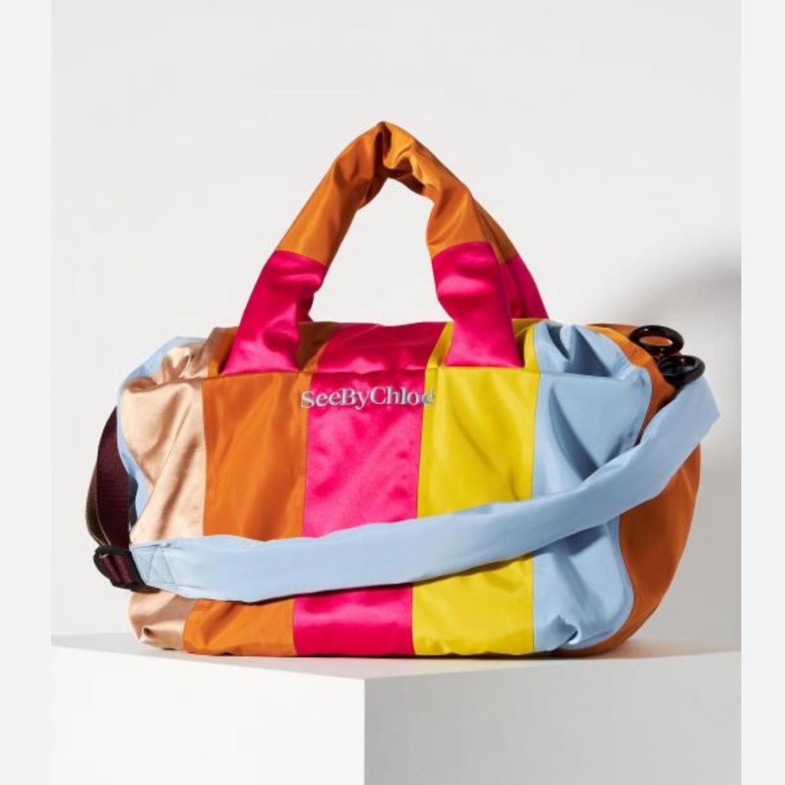 See by Chloé Tilly Holdall Tote Bag, Golden Oil, New with Tag
