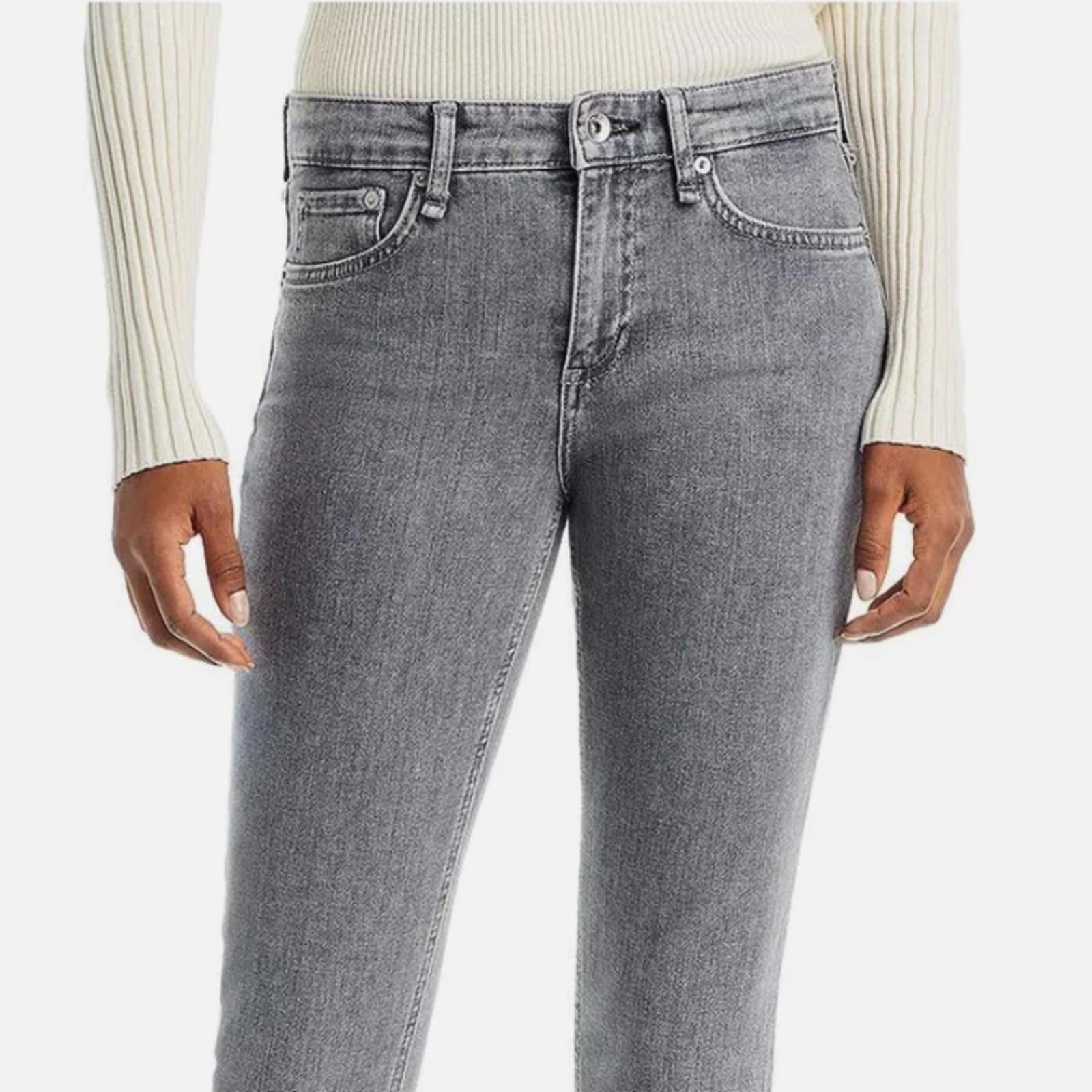 Rag & Bone Colby Cate Denim Mid-Rise Ankle Skinny Jeans, Size 24 New w/Tag $255