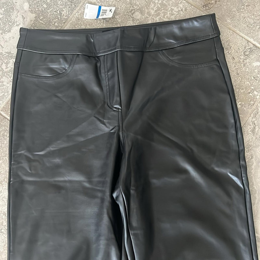 Laundry by Shelli Segal Pull-On Faux Leather Pant, Size XL New w/Tag