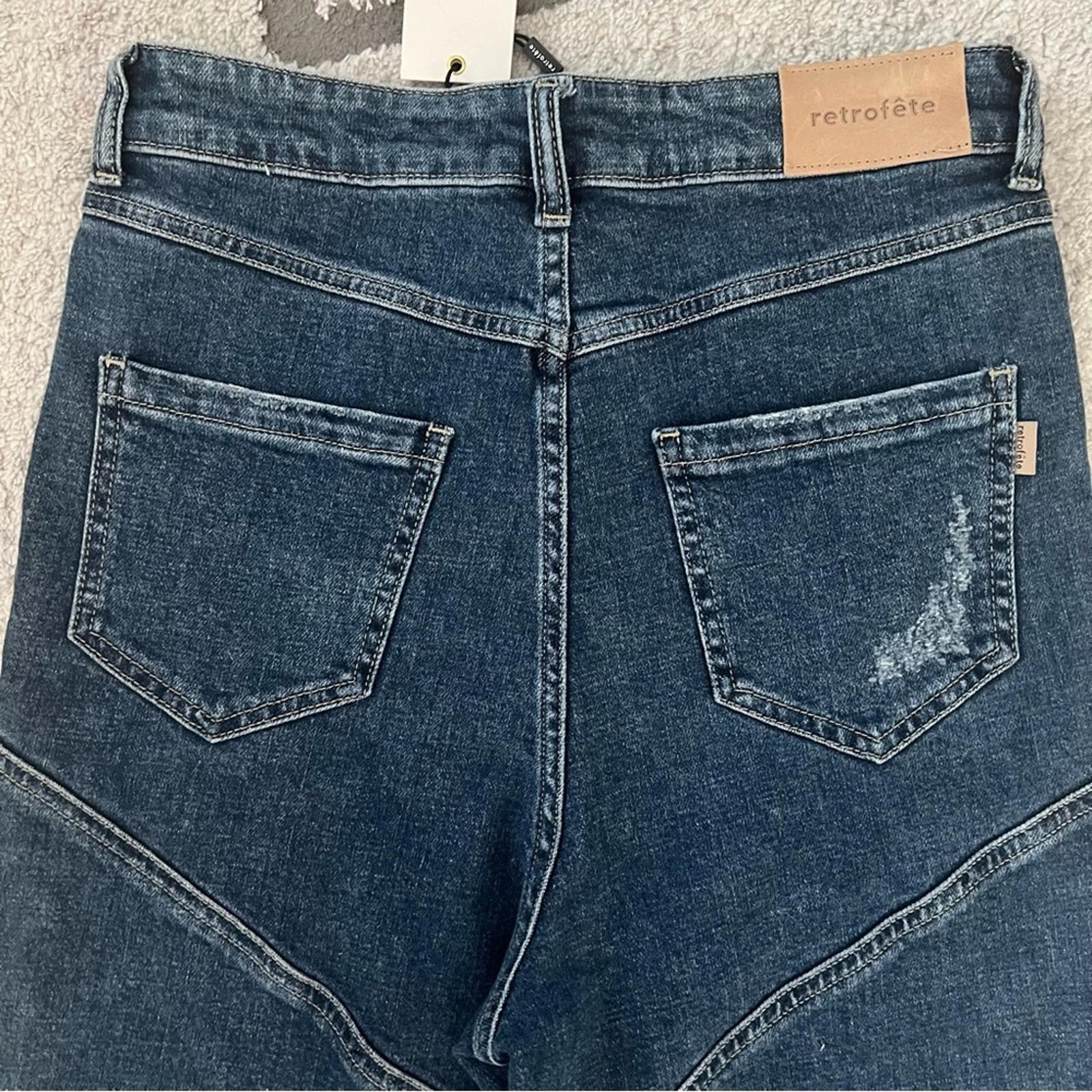 Retrofête Allegra Skinny Jeans in Blue, Size 29 New with Tag