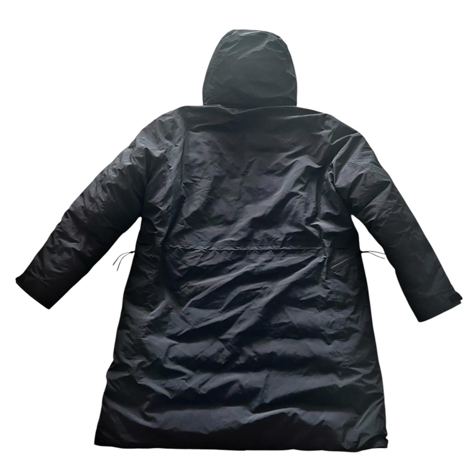 C.P. Company Micro M Re-Cycled Long Parka Coat, Black Size 52/XL NWT Retail $925