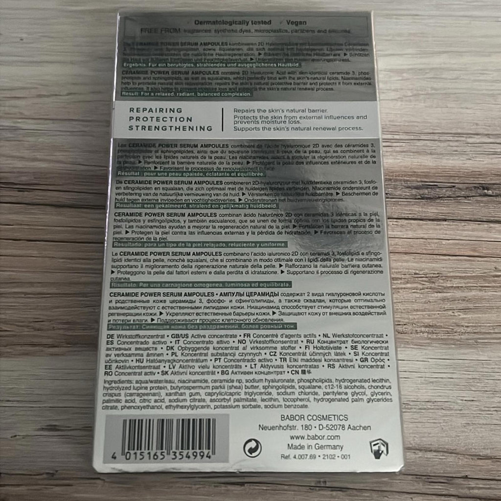 BABOR 7 Ceramide Power Serum Ampoules NEW in Box & Sealed