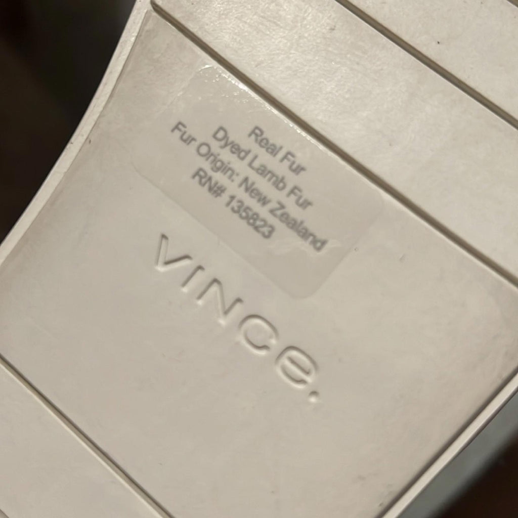 NEW Vince Blair Shearling Sneakers, Size US 7.5 | EU 38 New w/o Box