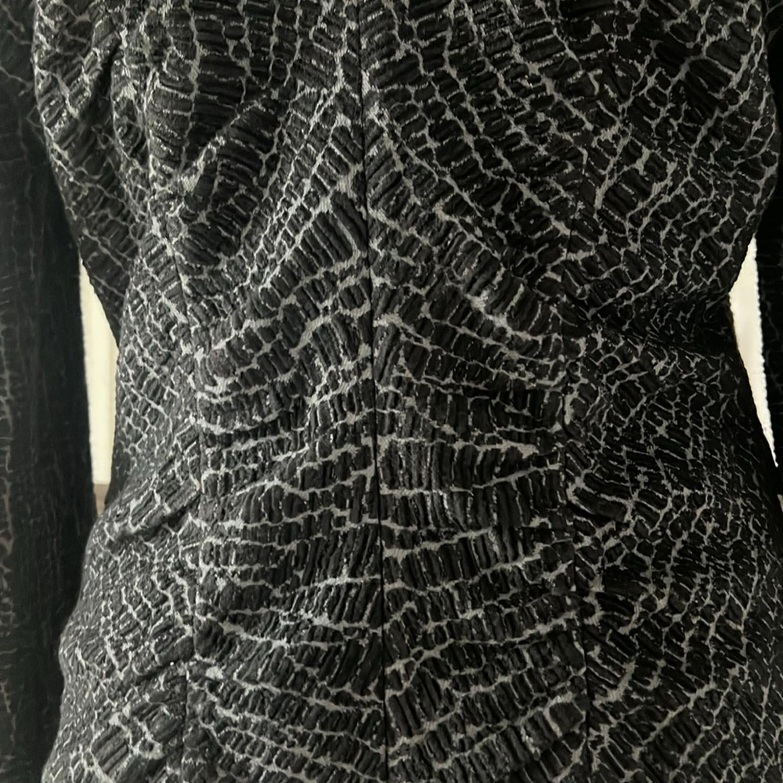 Armani Collezioni Blazer (Made in Italy) Animal Print Size 10, New w/Tag $1,495