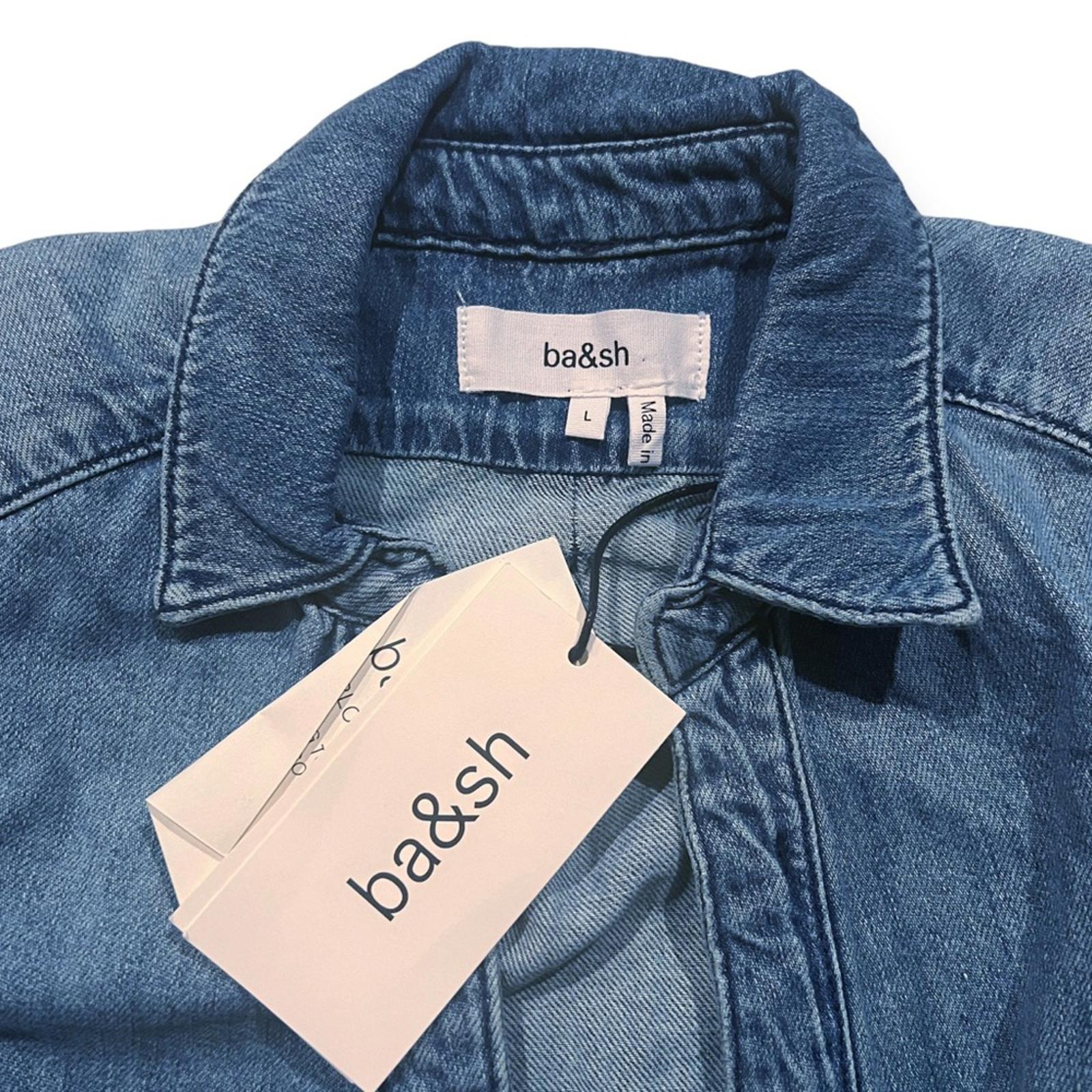 Ba&sh Combinaison Frida Denim Jumpsuit in Blue, Size L New w/Tag