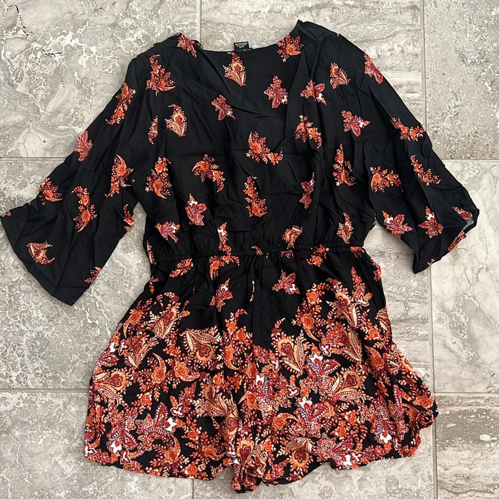 NEW City Chic Boho Playsuit Romper, Size 18 NEW w/o Tag
